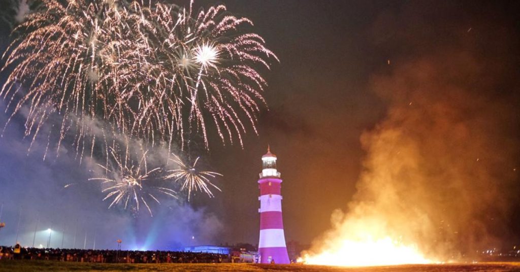 Plymouth’s spectacular Bonfire Night